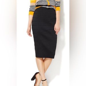 New York & Company Black Bandage Pencil Skirt